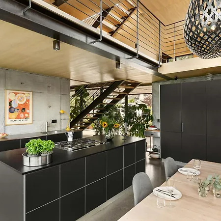 Modern Industrial Dream With Sunny Rooftop Jar